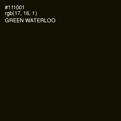 #111001 - Green Waterloo Color Image